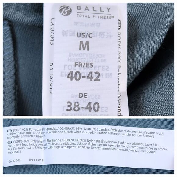 🔸️NWT Bally Green Kayla High Rise Tummy Control Athletic Pants Medium - Picture 12 of 12